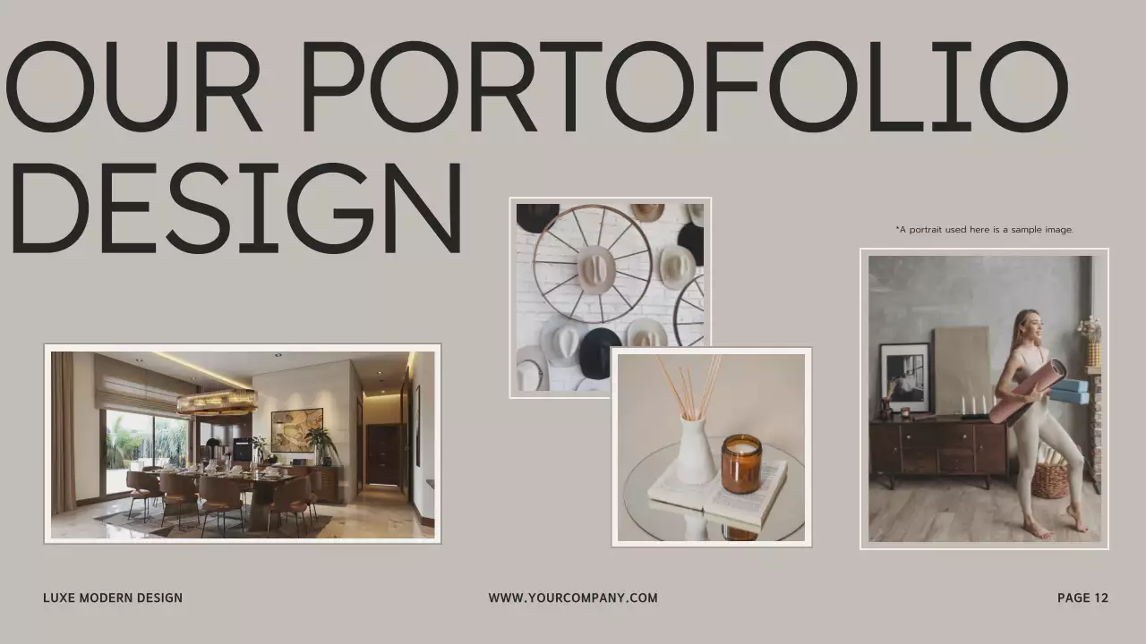 Beige Modern Interior Design Promotion Presentation