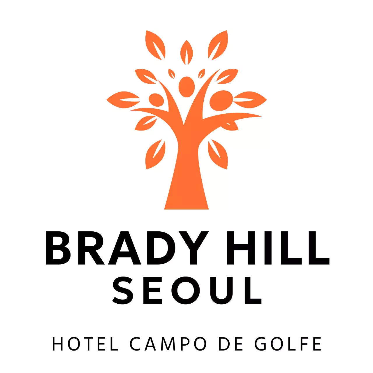 Design de hotel com ilustração de uma árvore com bagas