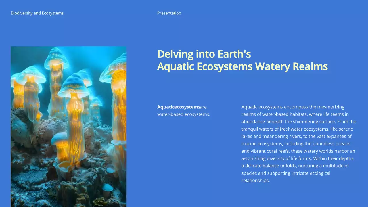 Green Nature Biodiversity Presentation