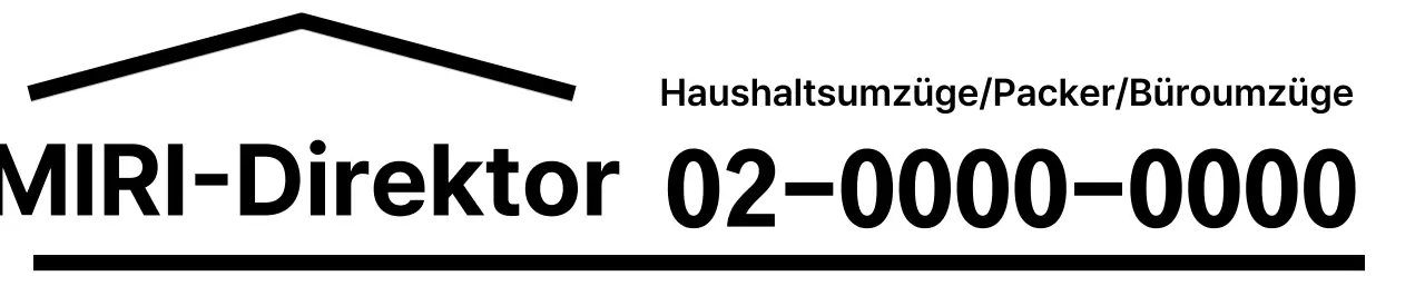 Design mit geraden Linien in Form eines Hauses