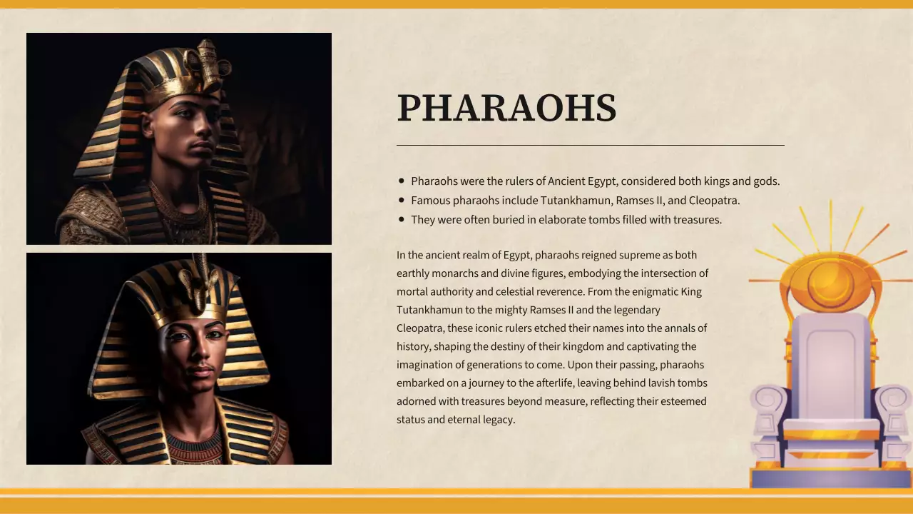 Beige Traditional Egypt Course Presentation