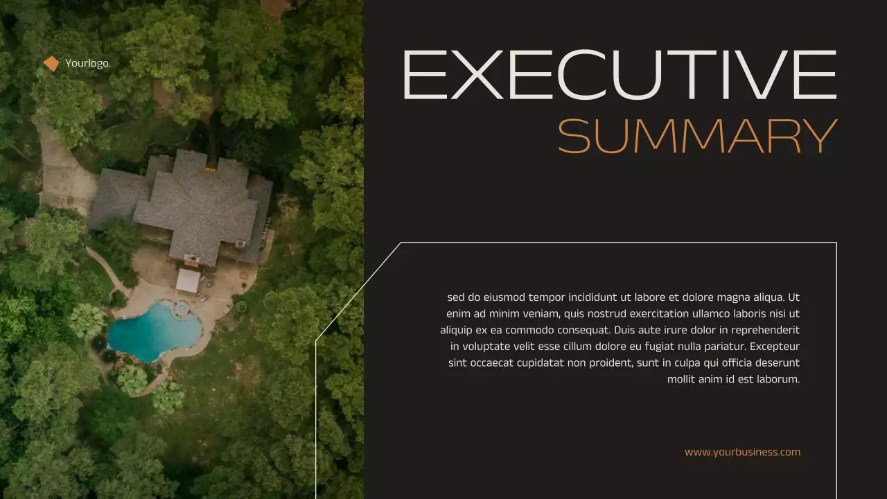 Black Modern Real Estate Presentation