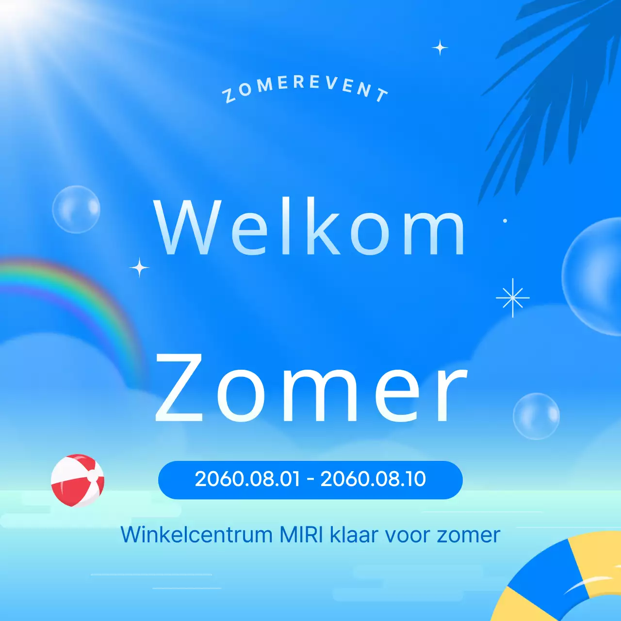 Een overzicht van onze favoriete zomerevenementen in blauw