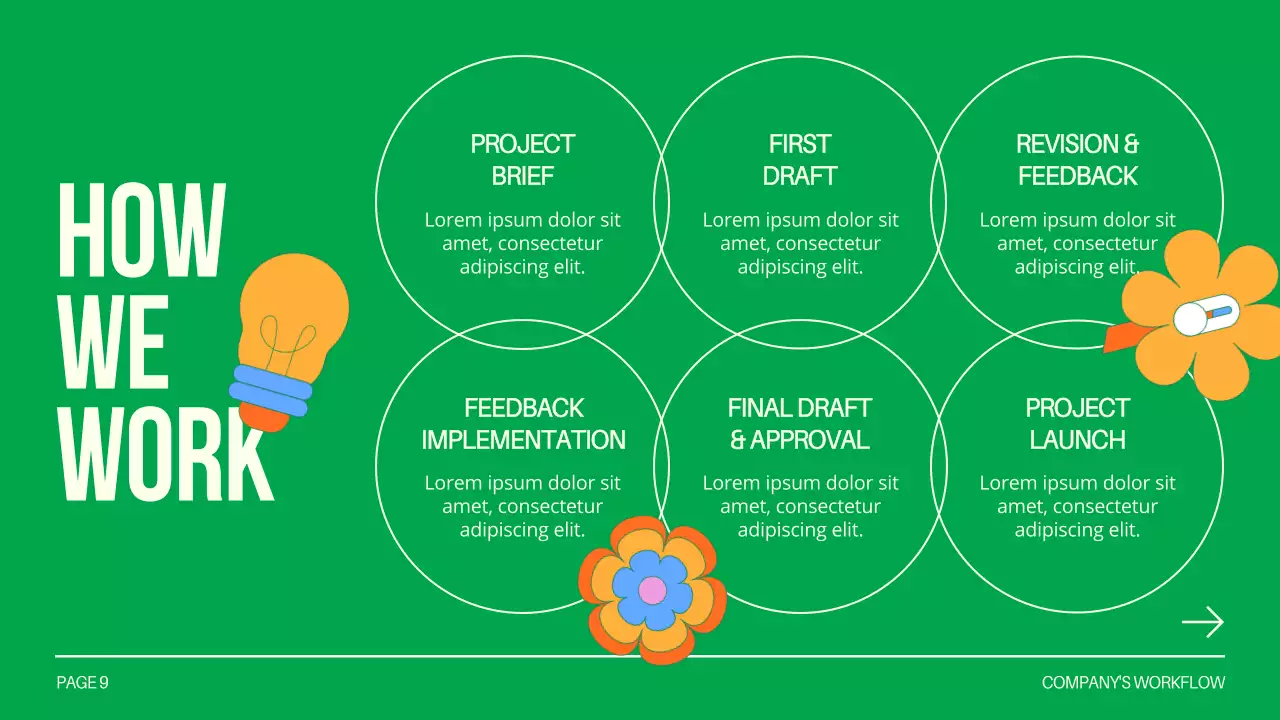 Green Creative Design Profile Presentation