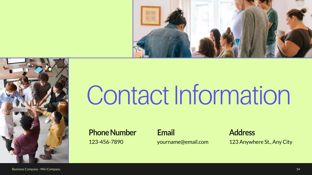 Blue Modern Business Profile Presentation