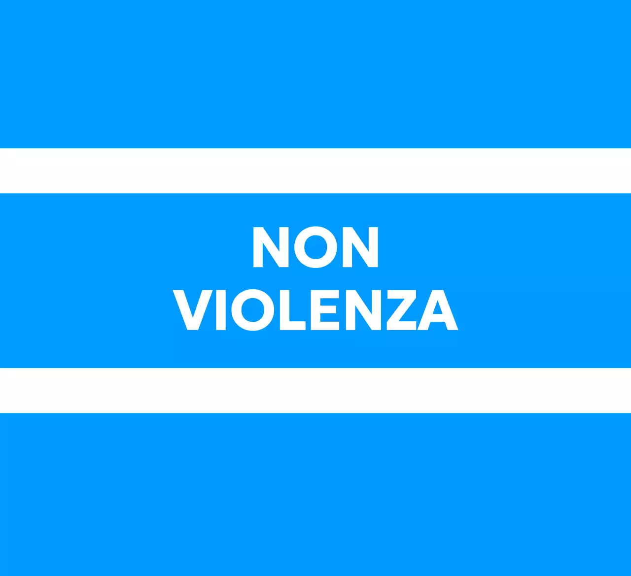Design anti-violenza con illustrazione di studenti con le braccia tese