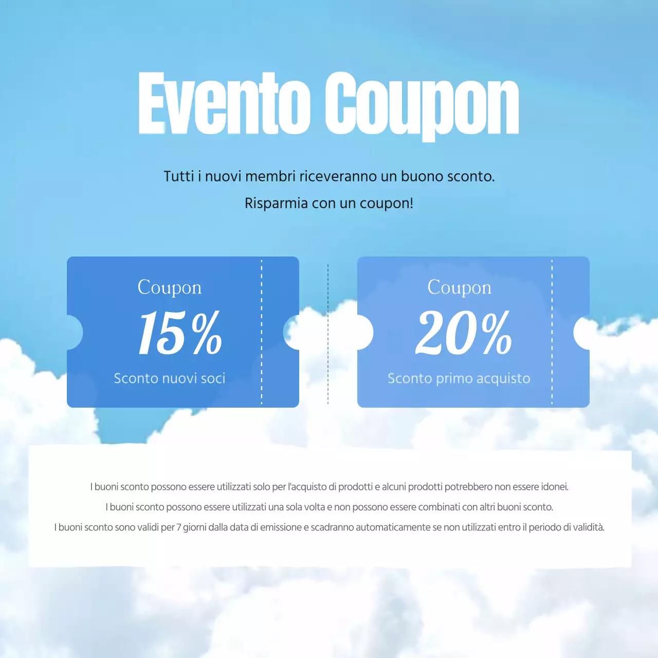 Semplice brand marketing estivo in blu