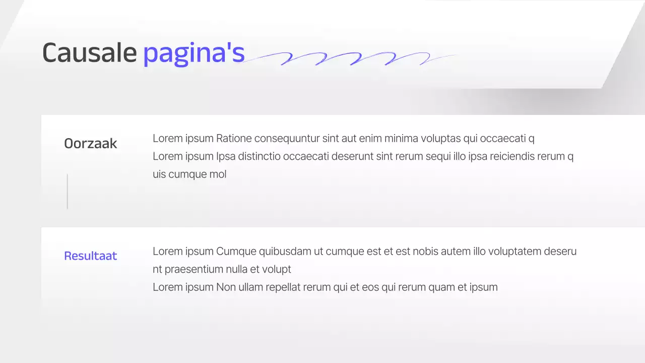 Een grijs en eenvoudig strategisch planningsrapport