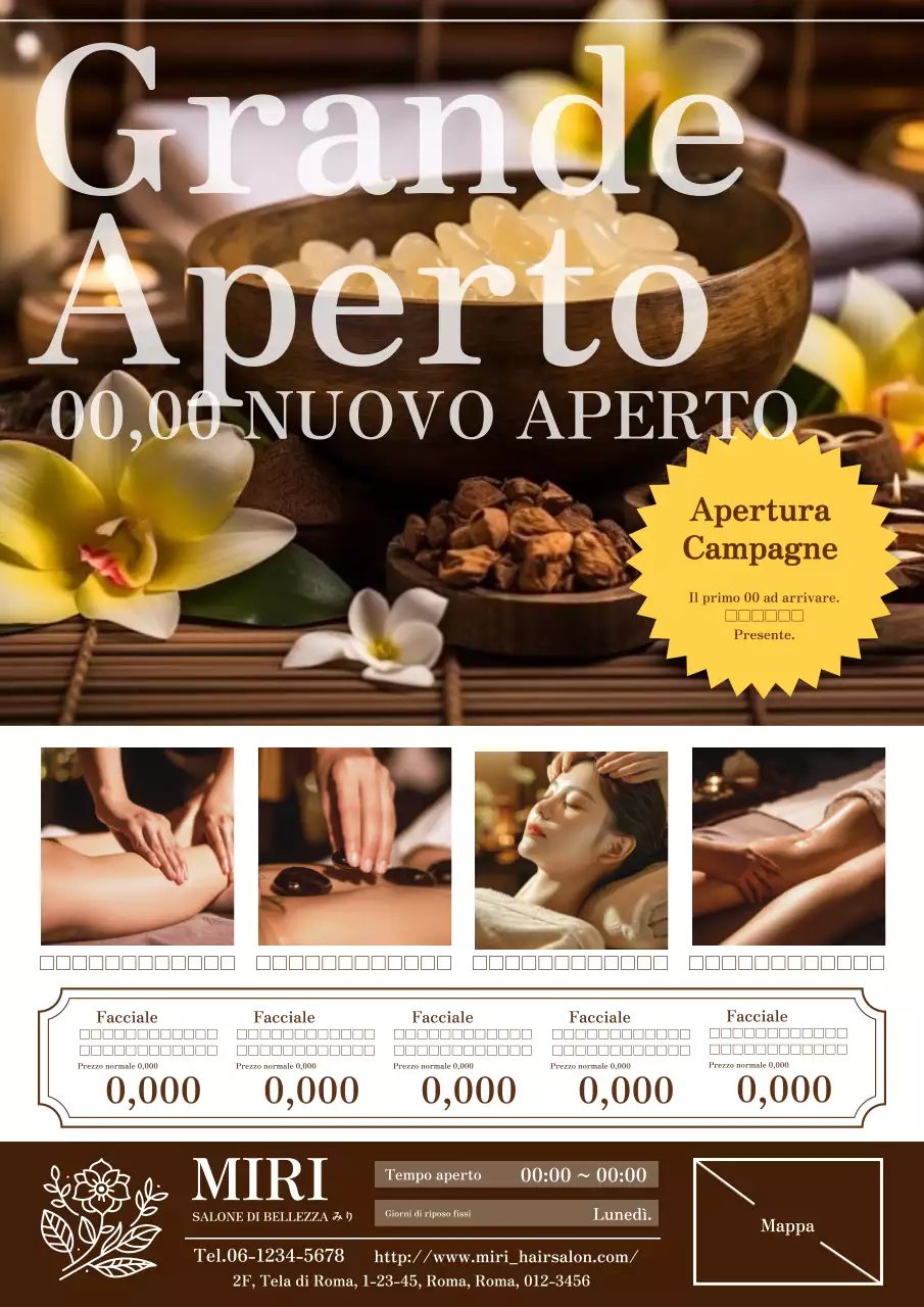 Estetica elegante e naturale in marrone e giallo