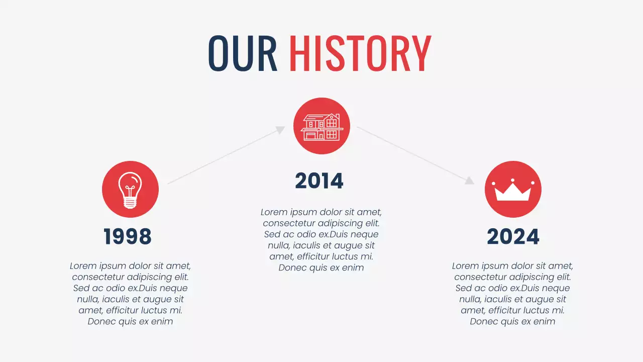 Navy Red modern minimal Bike Shop company's introduction