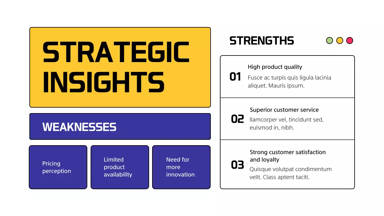Yellow Professional Market Analysis Report Presentation