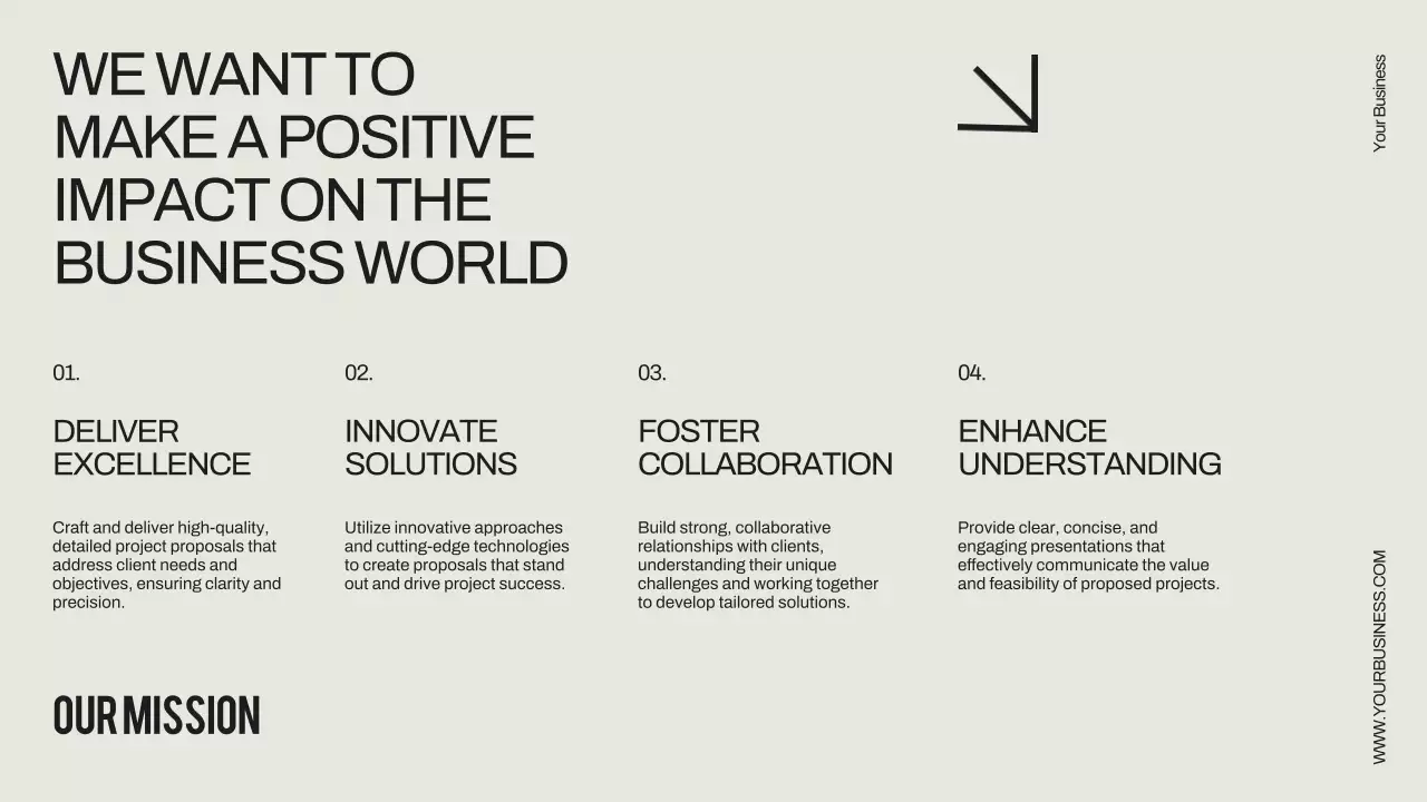 Black Minimal Business Proposal Document Presentation