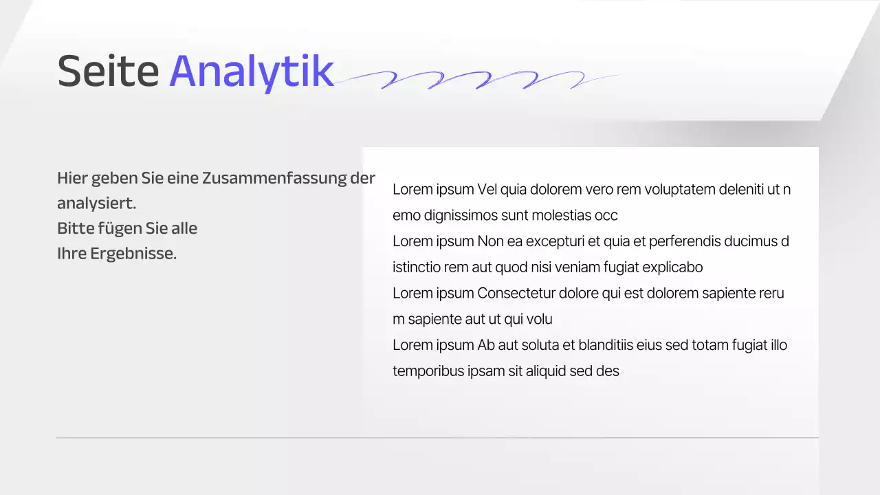 Ein grauer und einfacher Bericht zur strategischen Unternehmensplanung