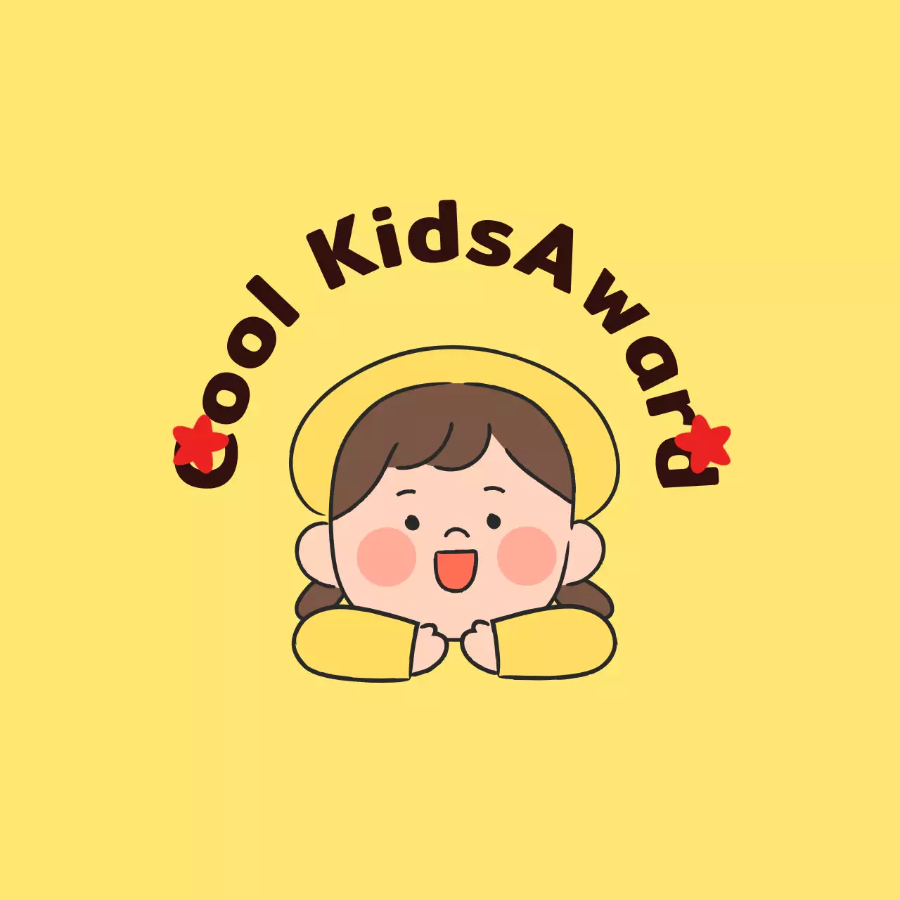 Schattige compliment awards met kinderillustraties