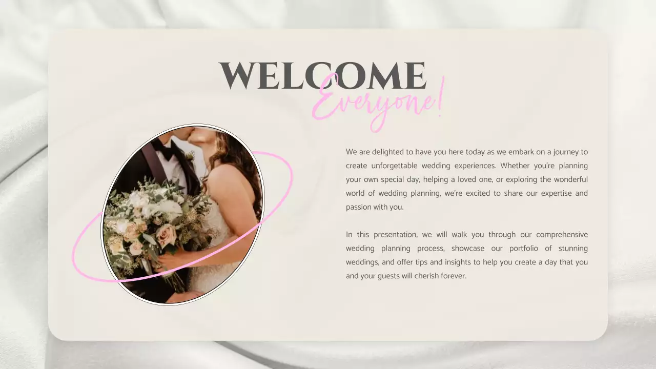 Pink Elegant Wedding Presentation