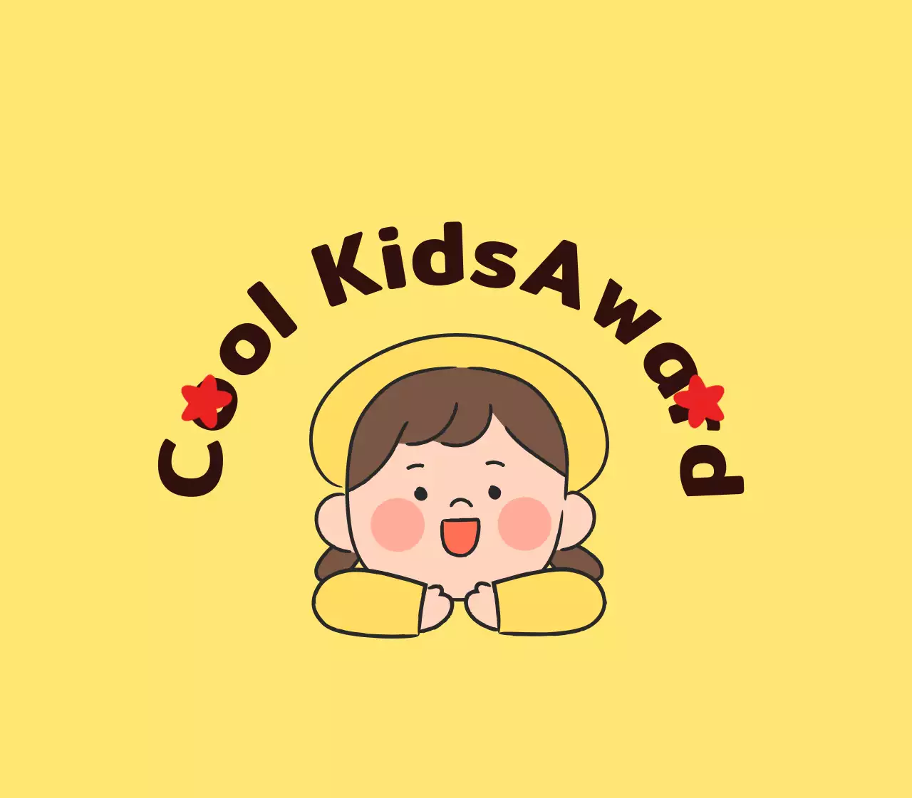 Schattige compliment awards met kinderillustraties