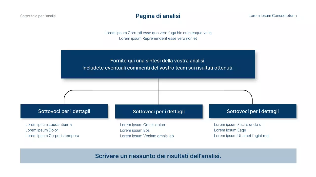 Semplice rapporto sulle entrate e sulle prestazioni aziendali in blu e bianco