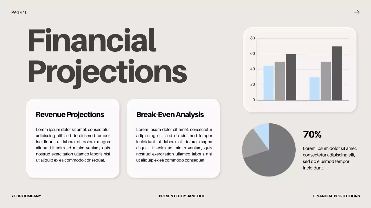Black Modern Business Pitch Presentation