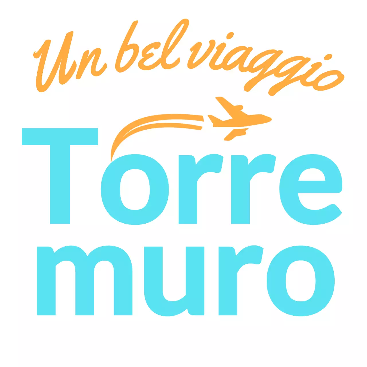 Per i loghi delle agenzie di viaggio con corsivo e sagome di aeroplani