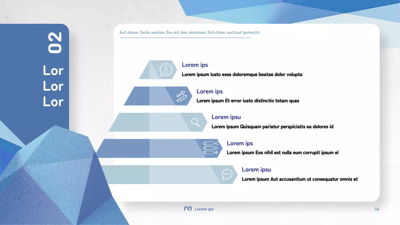 Einfache Lehrerfortbildungspräsentation in Weiß und Blau