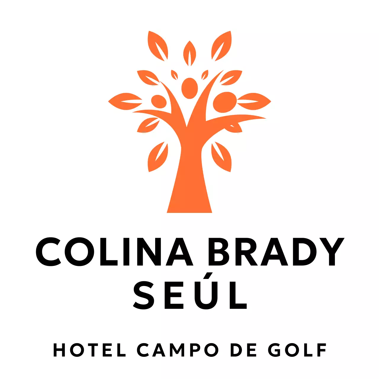 Diseño de hotel con ilustración de un árbol con bayas