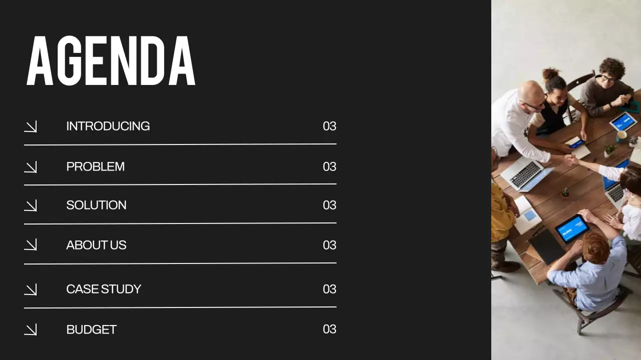 Black Minimal Business Proposal Document Presentation