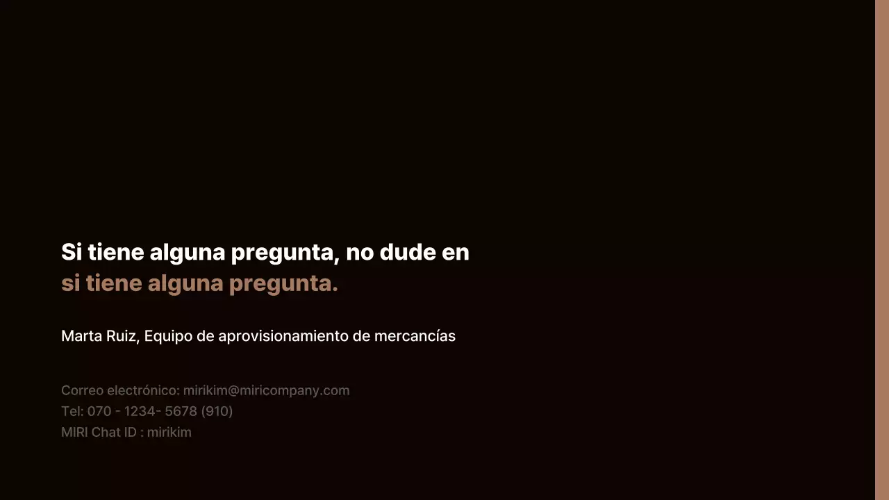 Sencilla propuesta de merchandising en marrón y beige