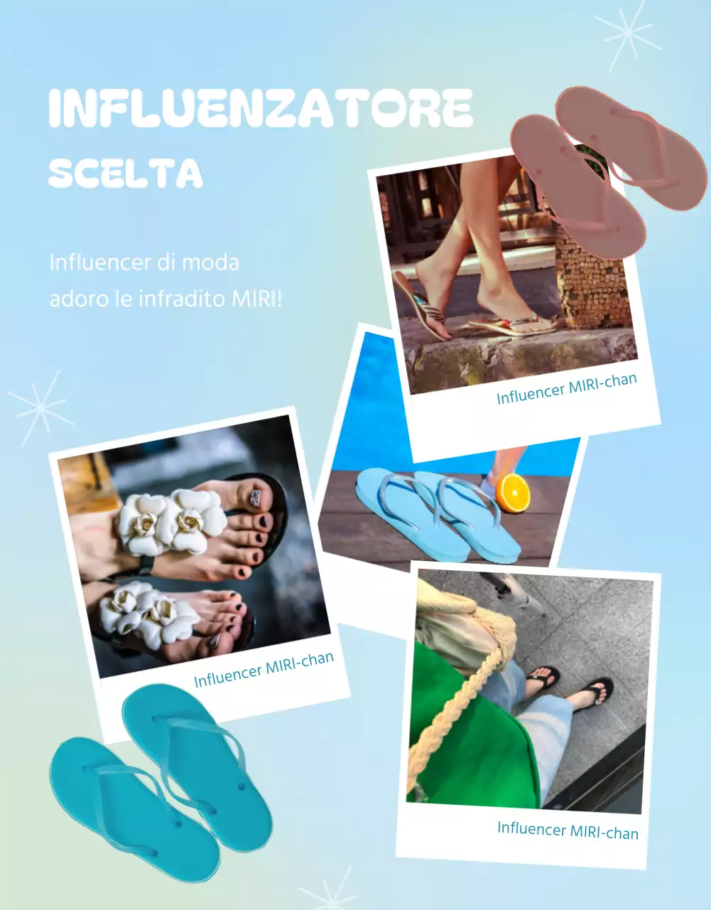 Gli speciali estivi semplici in blu e azzurro