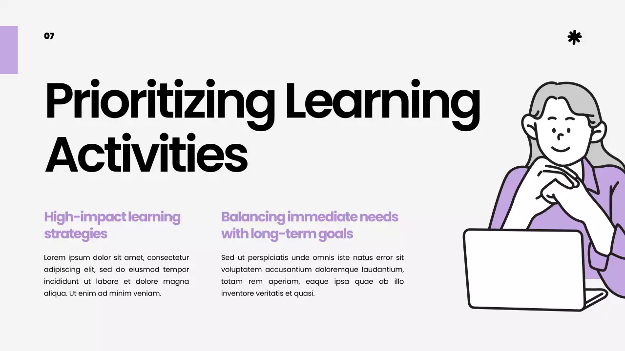 Purple Modern Study Guide Presentation