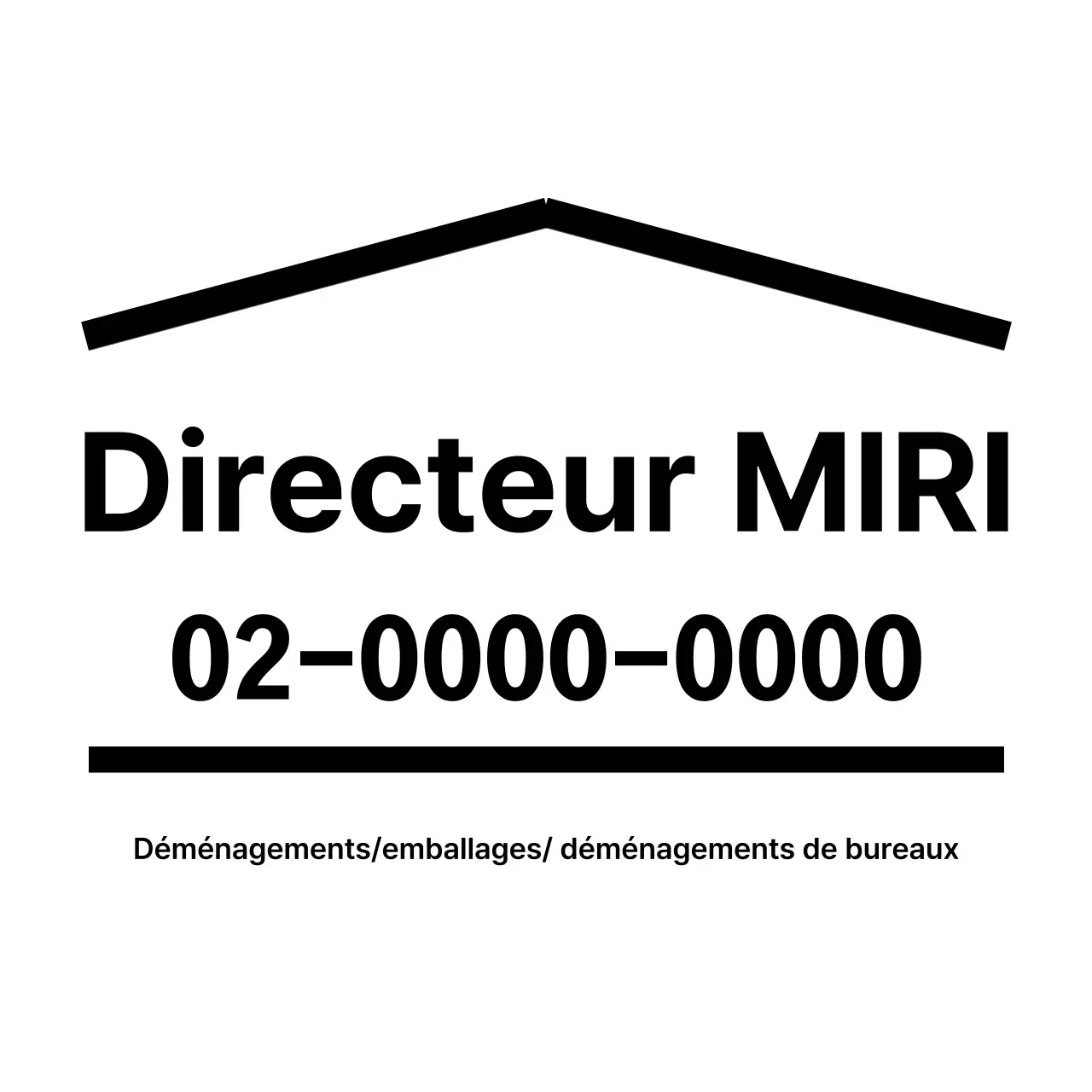 Dessin avec des lignes droites en forme de maison