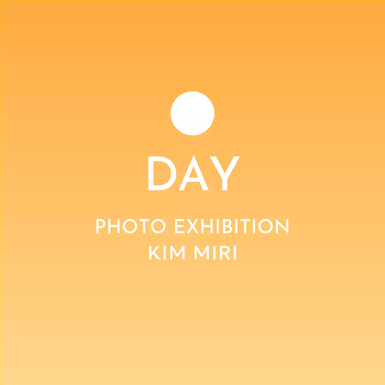 Desain yang bersih dengan gradien mengambang dari matahari dan bulan