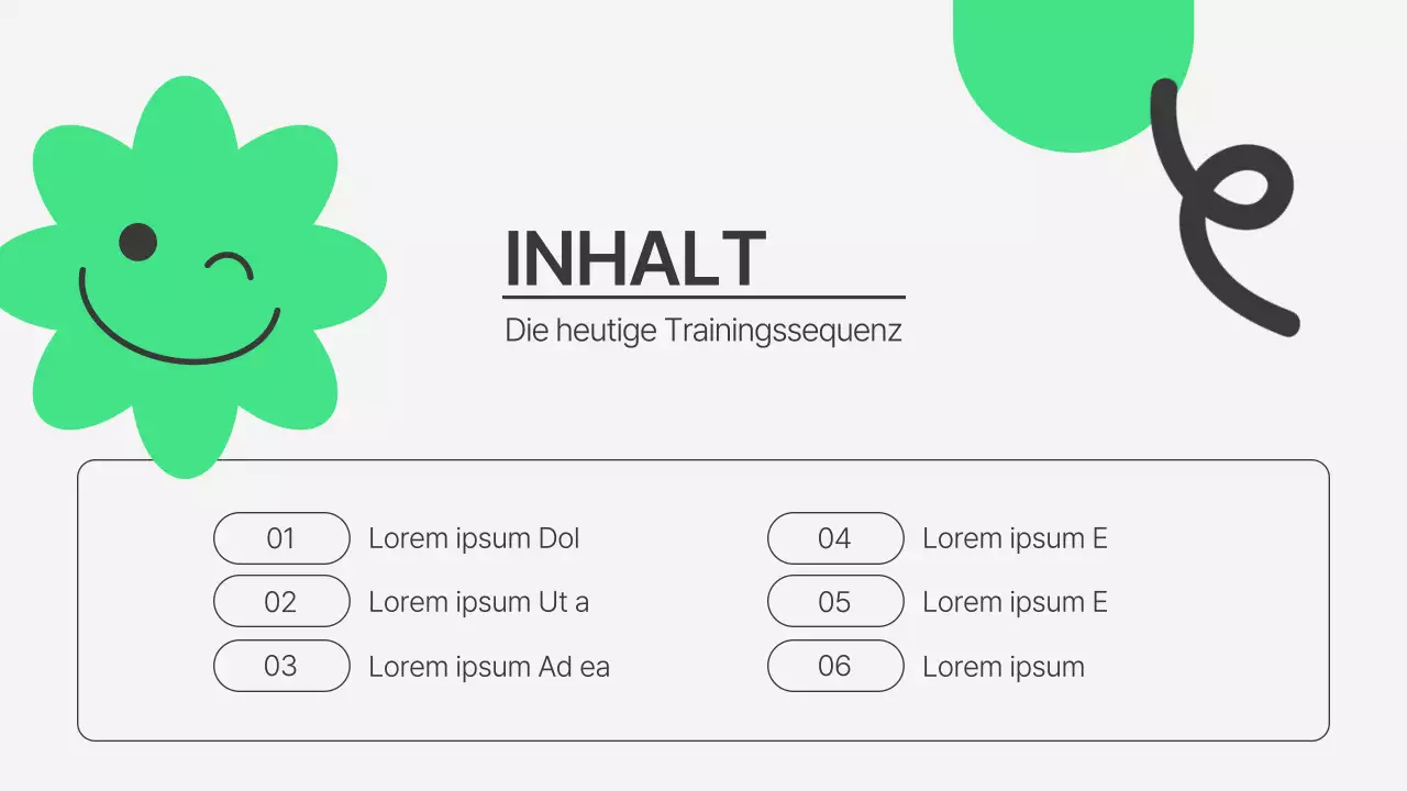 Eine einfache, grün-graue Einführung in die NRO-Freiwilligenarbeit vor dem Workshop