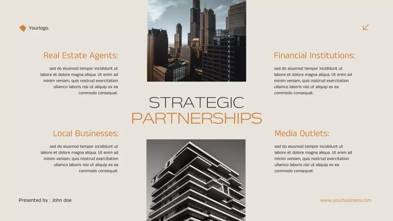 Black Modern Real Estate Presentation