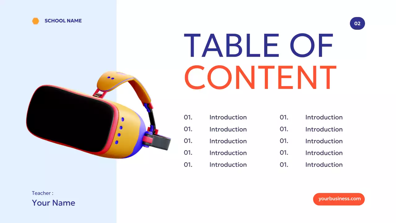 Blue Modern Education Guide Presentation