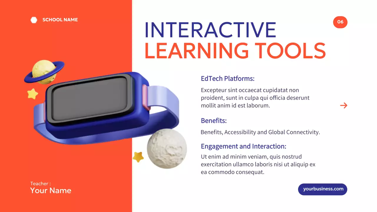 Blue Modern Education Guide Presentation