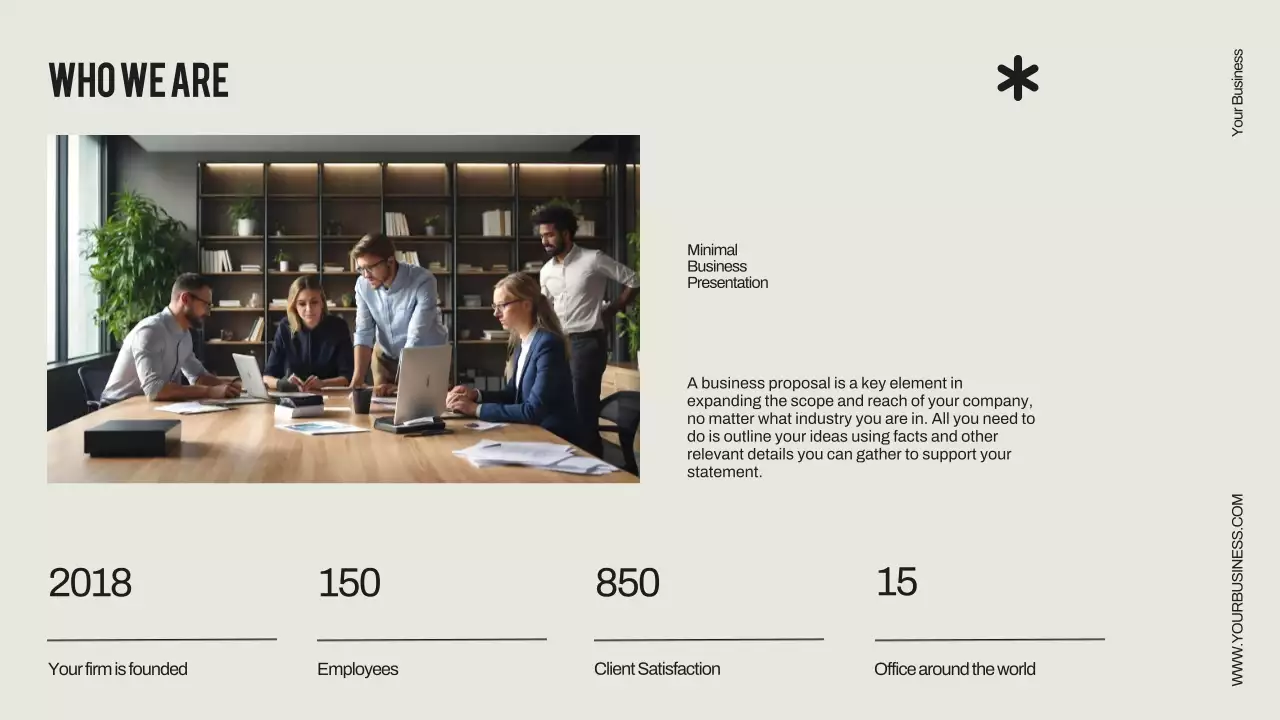 Black Minimal Business Proposal Document Presentation