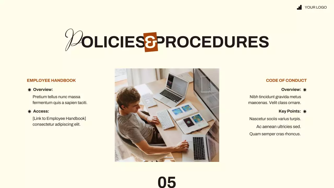 Presentasi Panduan Orientasi Brown Modern