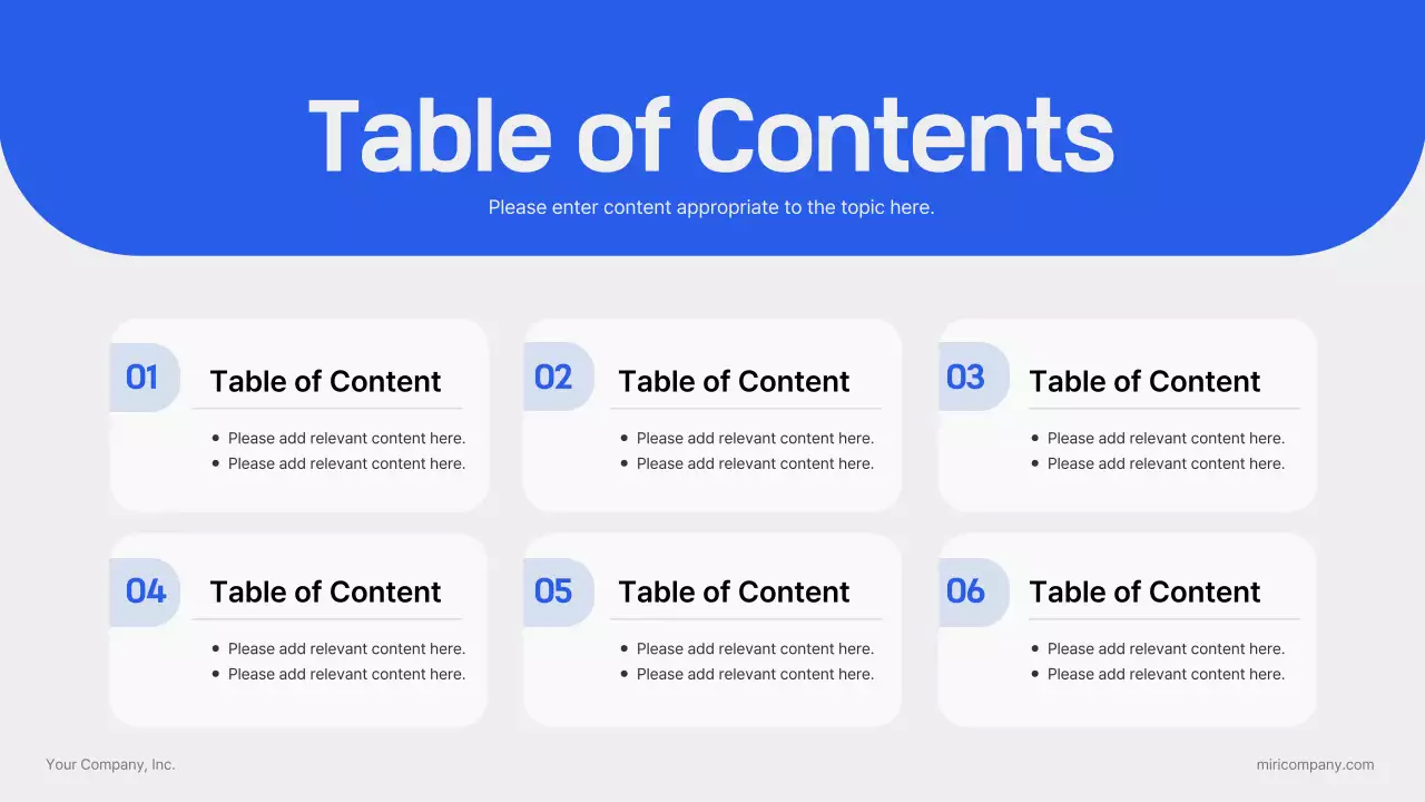 Blue Modern Marketing Report Presentation