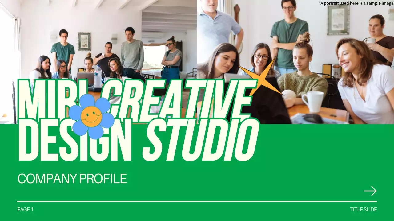 Green Creative Design Profile Presentation