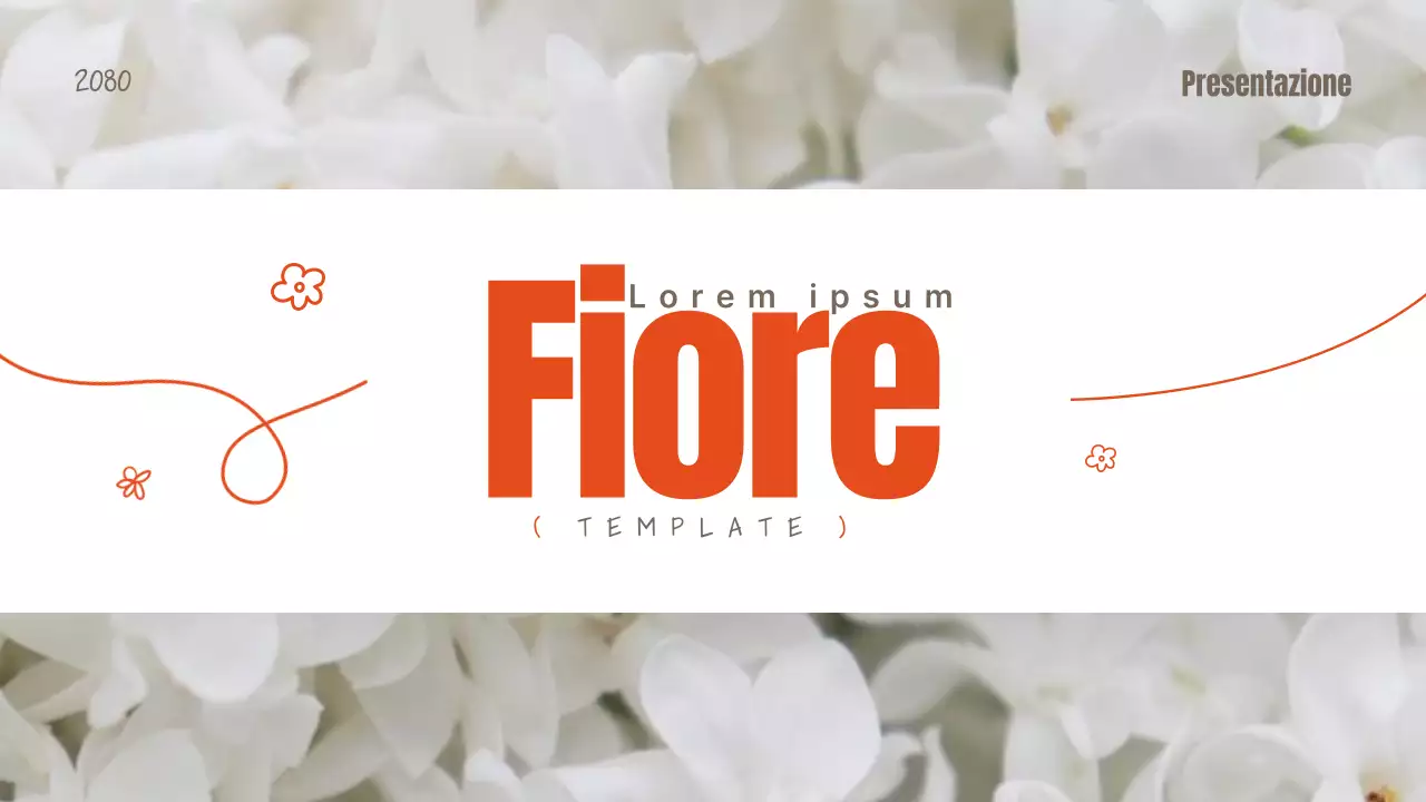 Fiori estivi arancioni e avorio spiegati