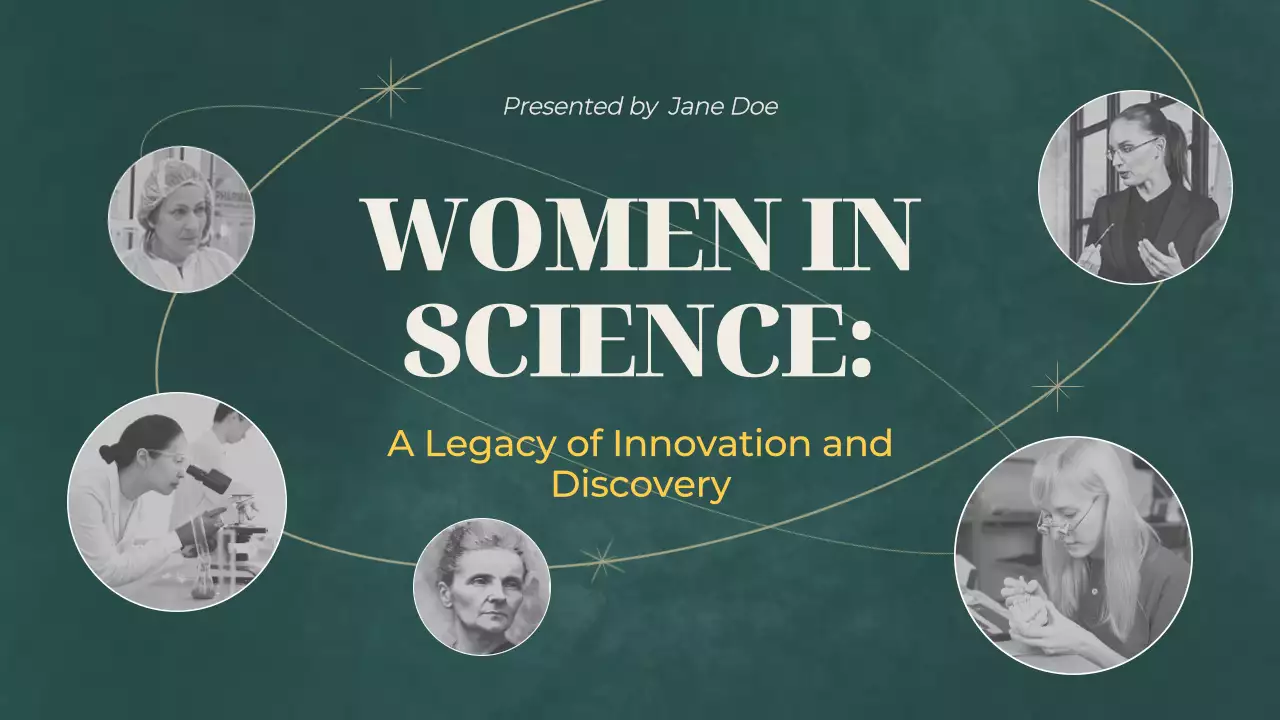 Green Elegant Science Presentation