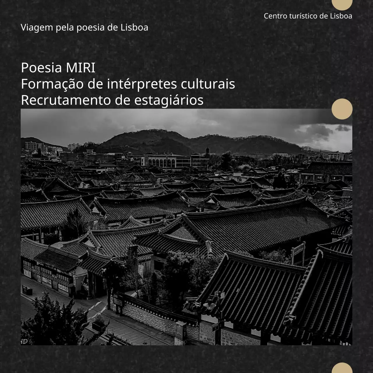 Um curso clássico de formação de comentadores culturais a preto e branco e dourado
