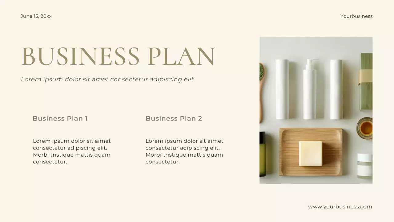 베이지 미니멀리스트 프로젝트 프레젠테이션