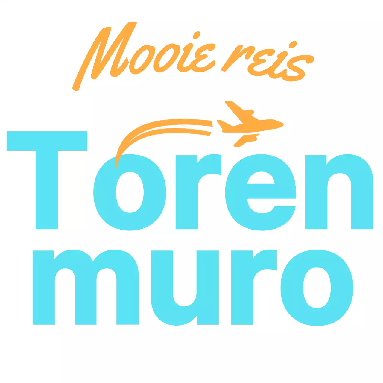 Voor logo's van reisbureaus met cursief schrift en silhouetten van vliegtuigen