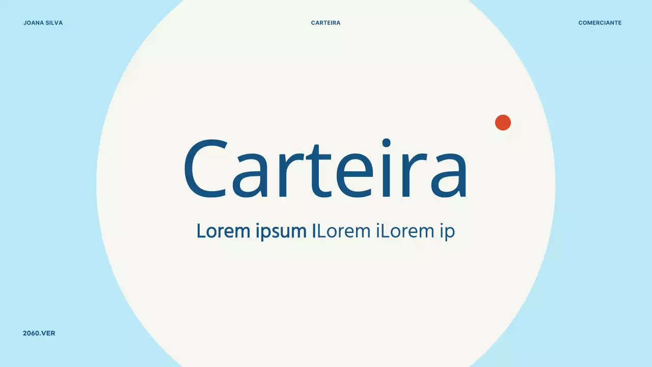 Uma simples carteira de comerciante em azul claro