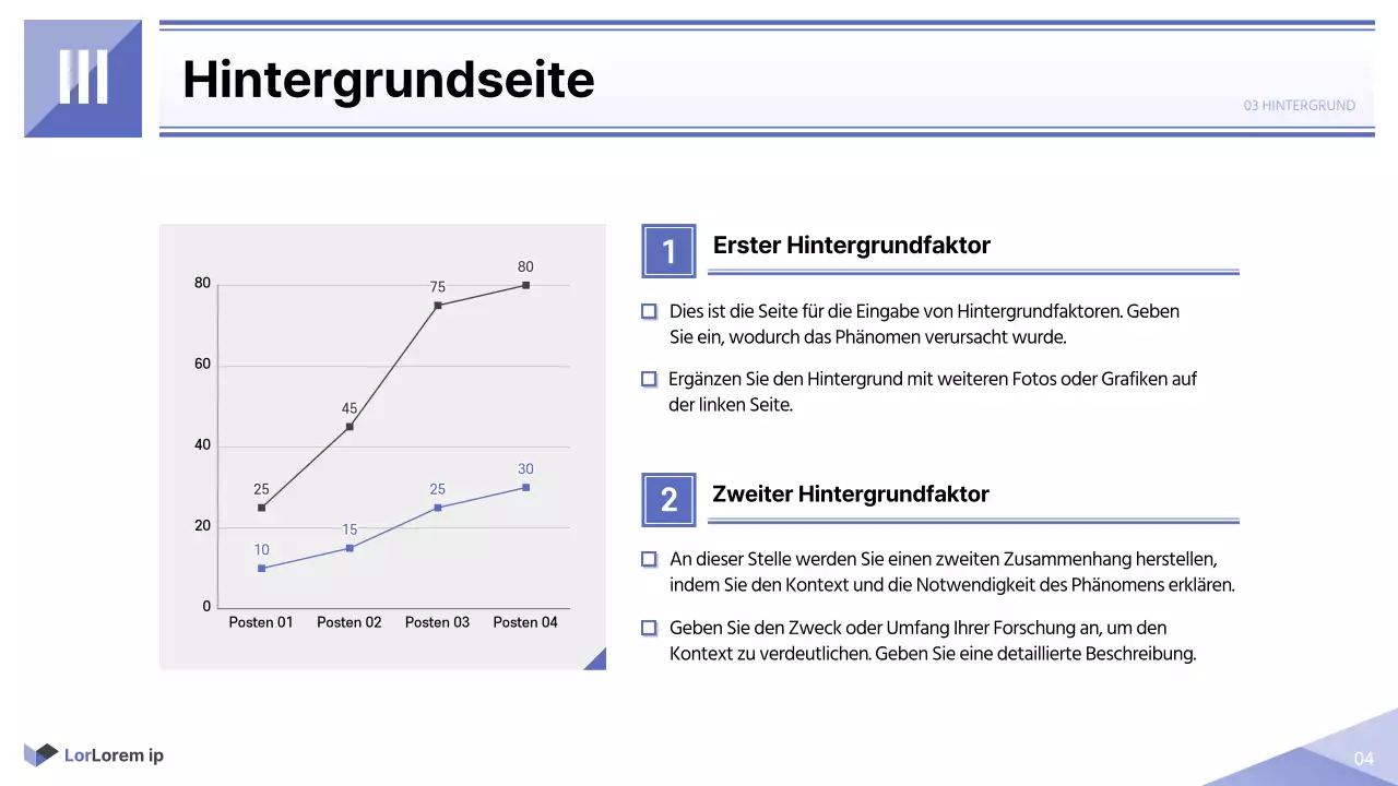 Einfacher druckbarer Bericht für den öffentlichen Sektor in Mauve und Weiß