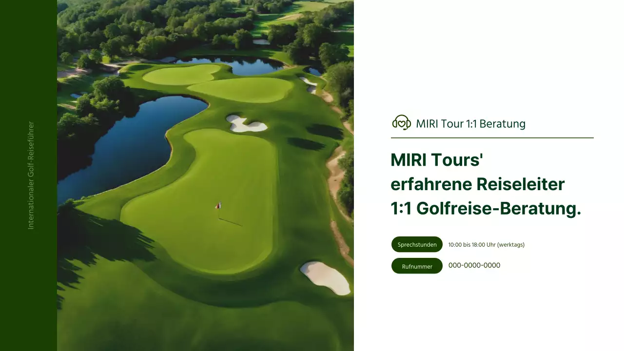 Ein einfacher Leitfaden für grünen und gelben Golfurlaub