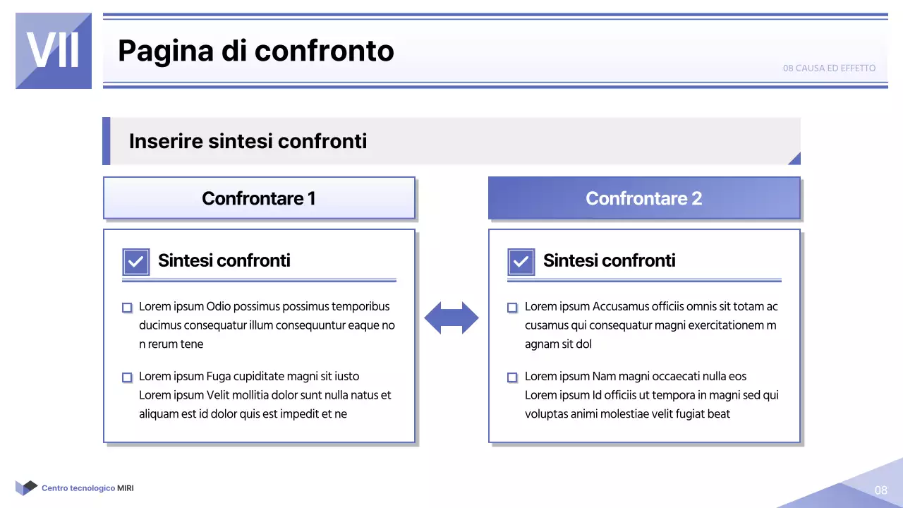 Semplice rapporto stampabile sul settore pubblico in bianco e malva