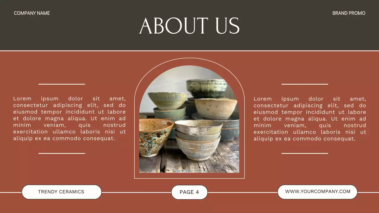 Brown Traditional Pottery Promotion Presentation