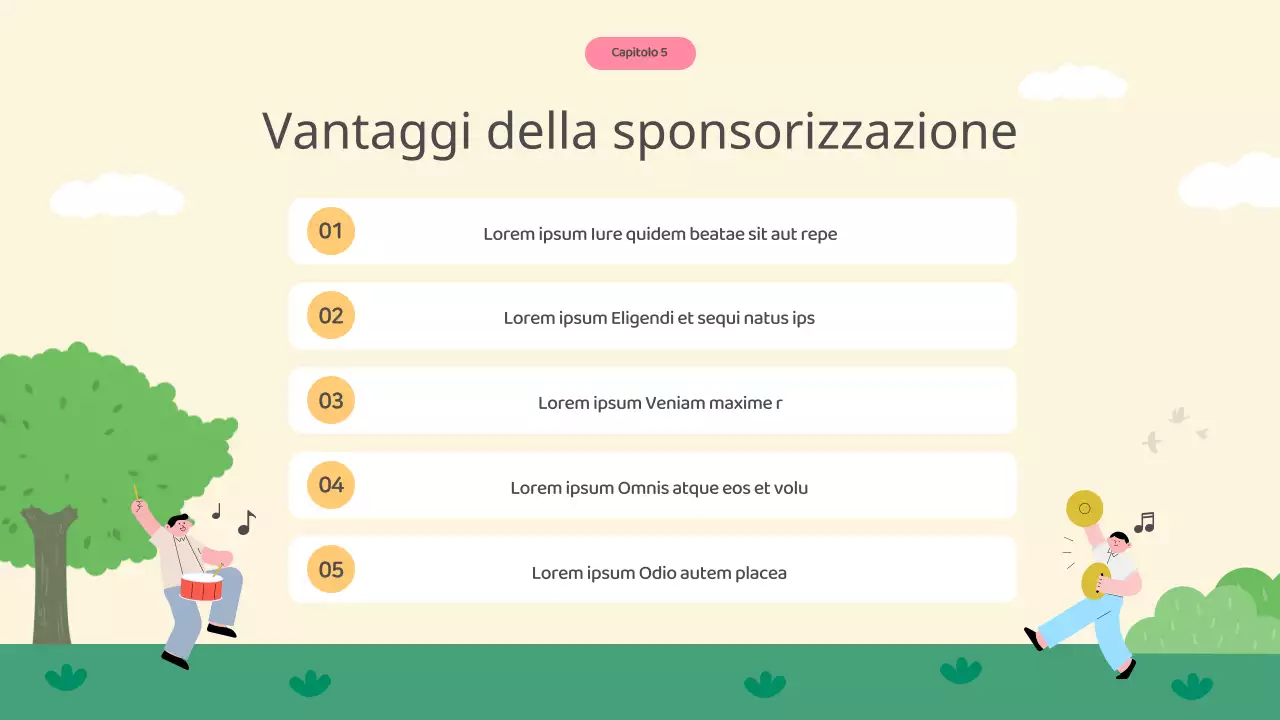 Proposta di sponsorizzazione per il Festival della Speranza verde e rosa